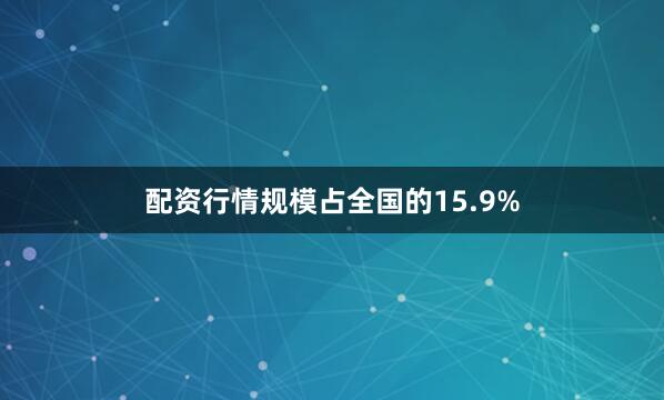 配资行情规模占全国的15.9%