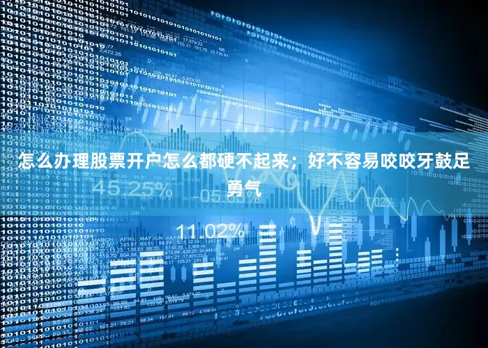 怎么办理股票开户怎么都硬不起来；好不容易咬咬牙鼓足勇气